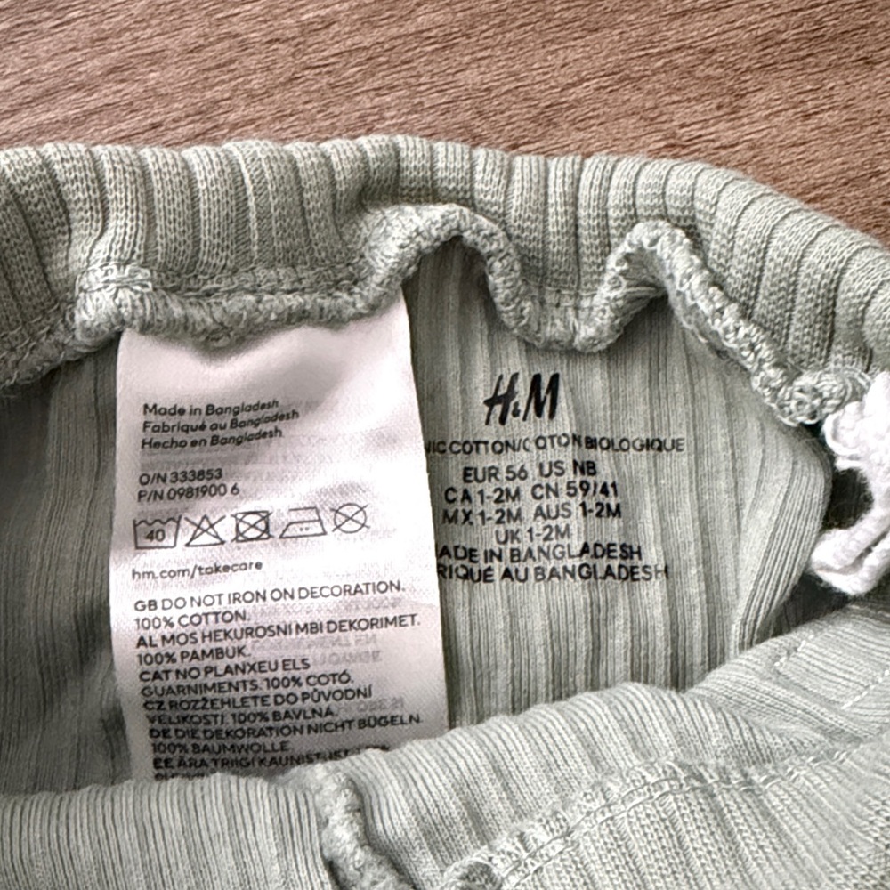 ✨H&M Kids Matching Set in Light Green - Picture 4 of 4